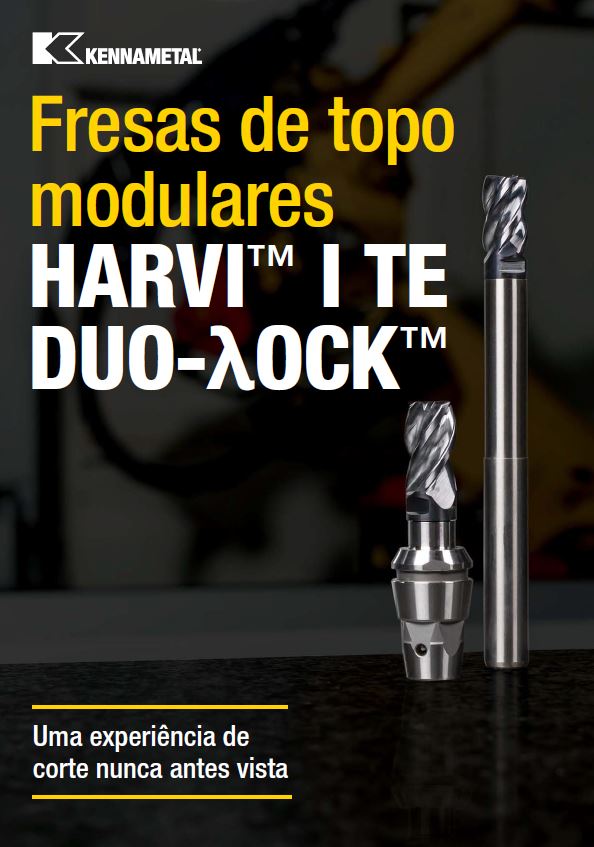 INOVAÇÕES 2024 02 – FRESAS DE TOPO MODULARES - HARVI I TE DUO-LOCK
