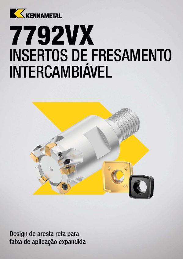 INOVAÇÕES 2024 02 – INSERTOS DE FRESAMENTO 7792VX