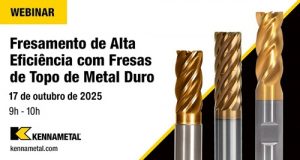Kennametal explica os benefícios do fresamento de alta eficiência